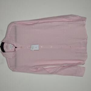 NWT Porter & Ash Men's Pink/100% Linen Button Down Shirt Size Small